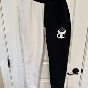 Champion x Oreo Reverse Weave Joggers Sweat Pants Men’s Size Small Black White